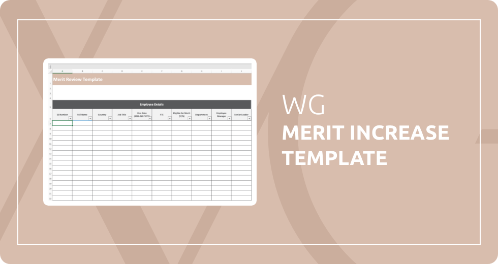 WG Merit Increase Template White & Gale