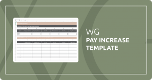 WG Pay Increase Template
